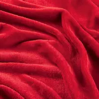 Napínací prostěradlo mikroplyš červené