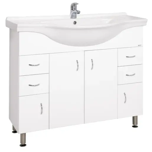 Keramia Pro kúpeľňová skrinka s umývadlom 102x55 cm biela PRO100DV