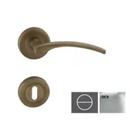 Kľučka Naturel LAURA2-R,cr brúsený,WC LAURA2ROCSWC