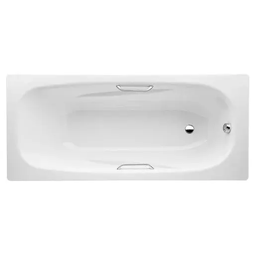 Obdĺžniková vaňa Jika Trento 170x75 cm smaltovaná oceľ ľavá aj pravá SIKOVJAL170