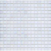 Sklenená mozaika Premium Mosaic bílá 33x33 cm lesk MOS20WHHM