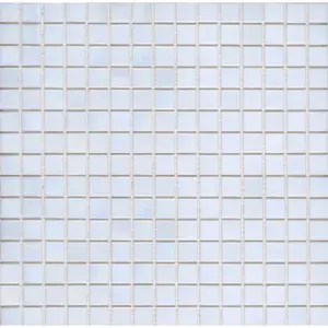 Sklenená mozaika Premium Mosaic bílá 33x33 cm lesk MOS20WHHM