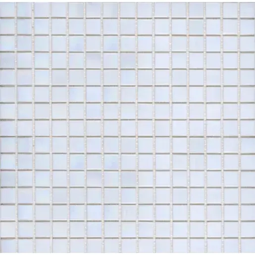 Sklenená mozaika Premium Mosaic bílá 33x33 cm lesk MOS20WHHM