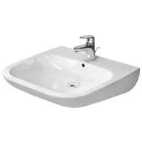 Duravit D-Code umývadlo 60x55,5 cm otvor pre batériu uprostred 23126000002