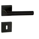 Kľučka Naturel Favorit čierna matná, hranatá rozeta BB kľúč FAVORITHRBS