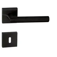 Kľučka Naturel Favorit čierna matná, hranatá rozeta BB kľúč FAVORITHRBS