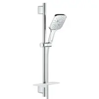 Sprchový set GROHE RAINSHOWER SmartActive Cube na stenu s poličkou chróm 26583000
