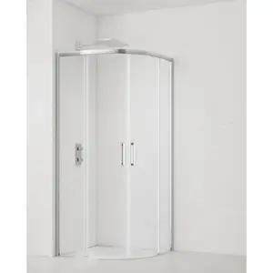 Sprchový kút štvrťkruh 80x80 cm SAT TEX BB SATTEXSBB80CRT