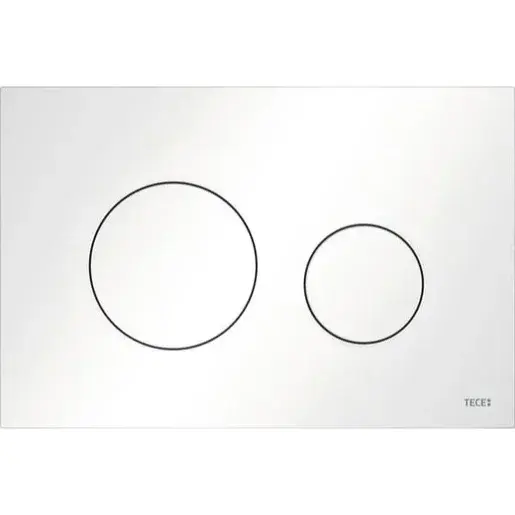 Tece Loop ovládacie tlačidlo plast biela 9.240.920