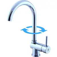 RAV SLEZÁK Seina drezová batéria s otočným ramienkom chrom e908.0/4 E908.04