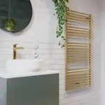 Radiátor kombinovaný Isan Ikaria 73,2 x50 cm antické zlato DIKA07320500AZS