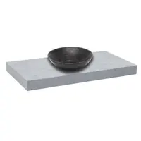 Doska pod umývadlo bez umývadla Naturel Dolce 80x8x50 cm beton mat DO8050BE