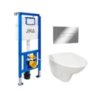 Závesný WC set Jika Nila do ľahkých stien / predstenový KMPLJIKASCS