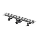 Tece Linus sprchový žľab 70 cm nerez lesk zebra 15100079 15.100.070