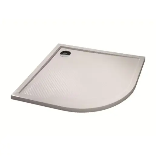 Huppe Purano sprchová vanička štvrťkruhová hüppe 100x80 cm liaty mramor 202149.055