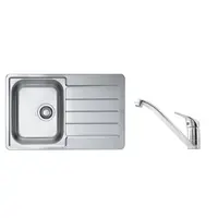 Set drezu a batérie Alveus Line 80 + Riviera X chrom SETA271