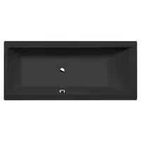 Obdĺžniková vaňa Polysan CLEO 180x80 cm akrylát čierna 95611BM