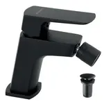 Novaservis Nobless EGO bidetová batéria s výpusťou čierna 43011,5 43011.5