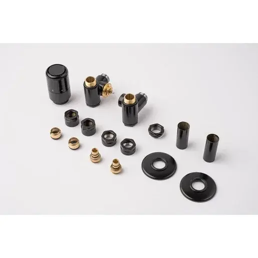 P.M.H. Runa termostatický ventil pre ústredné vykurovanie 6x7 cm čierná RUN-L-B