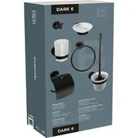 Bemeta SET sada kúpeľňových doplnkov čierna 204600