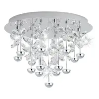 LED stropné osvetlenie Eglo PIANOPOLI chróm 39245