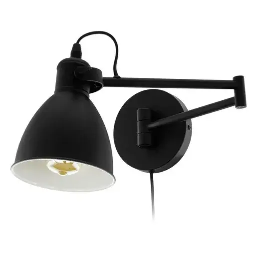 LED nástenné svietidlo Eglo SAN PERI čierna 97886