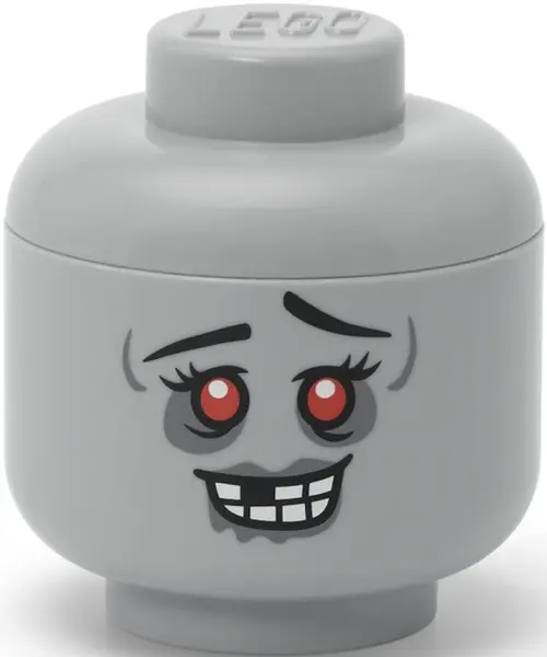 LEGO úložná hlava (mini) - zombie