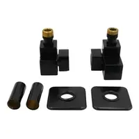 HOPA Edgee-Set ventil pre ústredné vykurovanie čierna VENTILQUATTROSETB