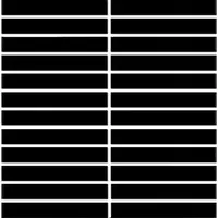 Keramická mozaika Premium Mosaic Kit Kat black 30x30 cm mat MOSKK2BKM