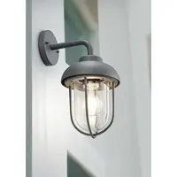 Nástenné svietidlo Trio Duero antracit 202760142