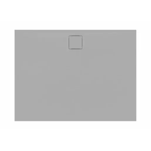 Sprchová vanička obdĺžniková SAT Vision 100x80 cm liaty mramor šedá SATSVVI10080S