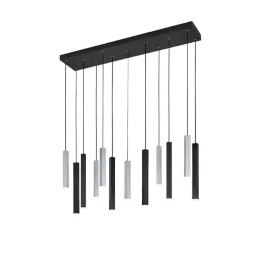 LED závesné osvetlenie Cinque Civeto čierna 373511232