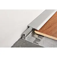 Lišta dištančná Progress Profile Terminal Pin silver, hliník elox, dĺžka 270 cm, výška hrany 11 mm, PINTPCAA09