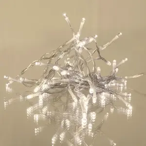 Světelný řetez 50 Led 5m+0,3m 3xaa teplé sv.