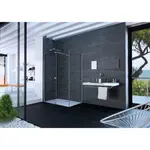 Hüppe Xtensa sprchová zástena walk-in / dveře 140x90 cm x14090l HUPPEX14090L