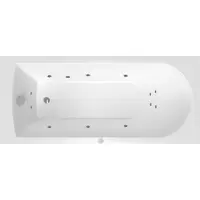 Masážna vaňa SIKO Savero 160x75 cm BASIC akrylát ľavá SIKOHMBSAV160L