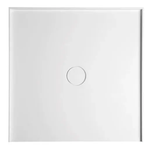 Polysan Mirai sprchová vanička z liateho mramoru do niky, 80x80x1, 8cm, biela 73182ATYP