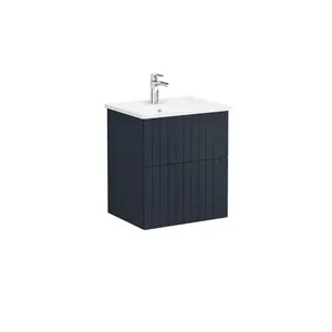 VitrA Root kúpeľňová skrinka s umývadlom 60x67x46 cm modrá mat ROOTG60BINTS