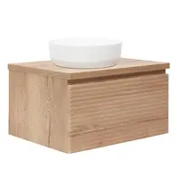 Kúpeľňová skrinka pod umývadlo Naturel Savona 98x43x44, 8 cm dub halifax mat SAVONA100DHD