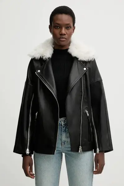 Kožená bunda AllSaints VENDRA