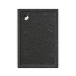 Roth Flat Stone Effect sprchová vanička obdĺžniková 140x90 cm akrylát antracit 8000338