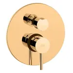 Paffoni Light sprchová batéria vrátane podomietkového telesa zlatá LIG018HG