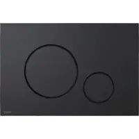 Ovládacie tlačidlo Alca plast čierna mat M678