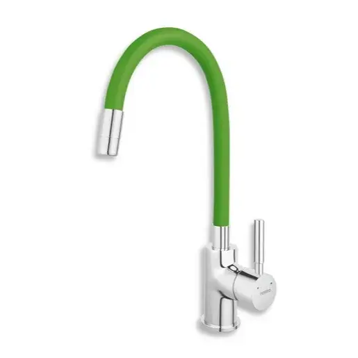 Drezová batéria Novaservis so silikónovým ramienkom zelená 70710,0Z