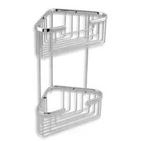 Novaservis Metalia rohová polička chróm 6078.0