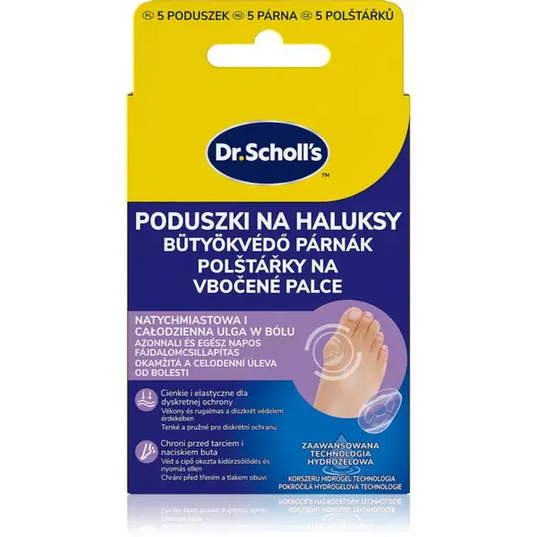 Scholl Dr. Scholl's Bunion Cushions ochranný polštářek na vbočený palec 5 ks