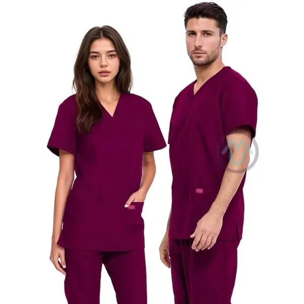 Unisex Dickies MEDICAL SET - vínová 2XL