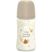 Suavinex Wonderland SX Pro Physiological Anti-Colic dojčenská fľaša M Medium Flow 3 m+ Cream 270 ml