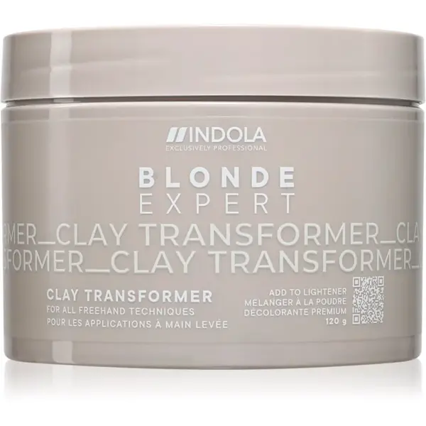 Indola Blond Expert Clay Transformer zosvetľujúci púder pre blond vlasy 120 g