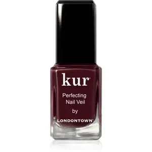 LONDONTOWN Kur Perfecting Nail Veil spevňujúci lak na nechty odtieň Cherry Cola 12 ml